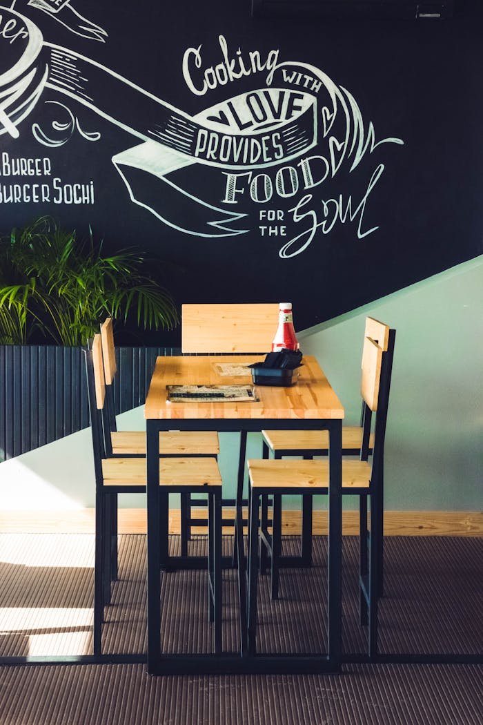 Restaurant Table and Chairs